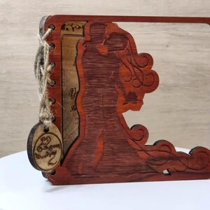 Personalisierte Karte Braut Bräutigam Liebe Hochzeit Einladung Geschenk Padauk Kampfer Wenge Chinabeere Karte Holz