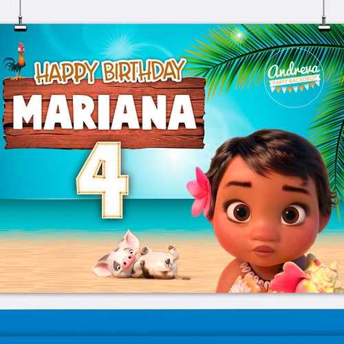Baby Moana Backdrop Baby Moana Costume Birthday Moana Theme Etsy Baby Moana Backdrop Baby Moana Costume Birthday Moana Theme Etsy
