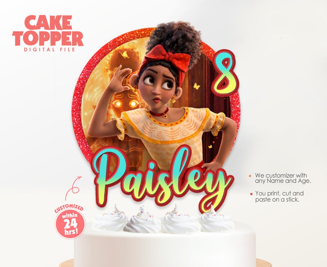 Dolores Encanto Cake Topper, Encanto Birthday Party, Encanto Party Supplies, Encanto Decoration