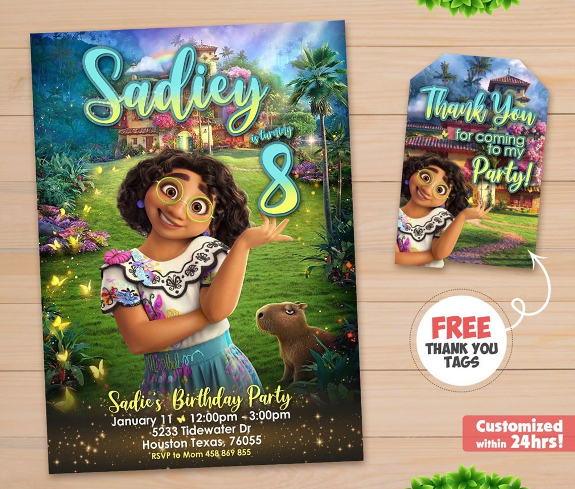 Encanto Invitation Encanto Birthday Encanto Party Invite Etsy