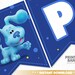 Printable Blues Clues Birthday Banner, Banner Happy Birthday, Birthday ...