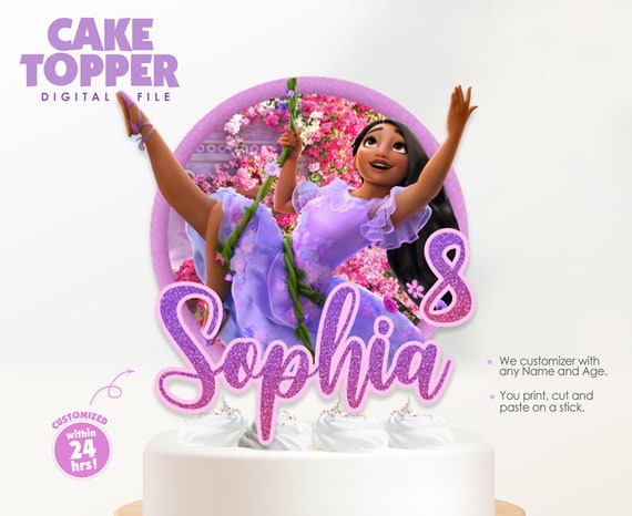 Isabella Encanto Cake Topper, Encanto Birthday Party, Encanto Party Supplies,  Encanto Decoration, Encanto Custom Custom Digital File 