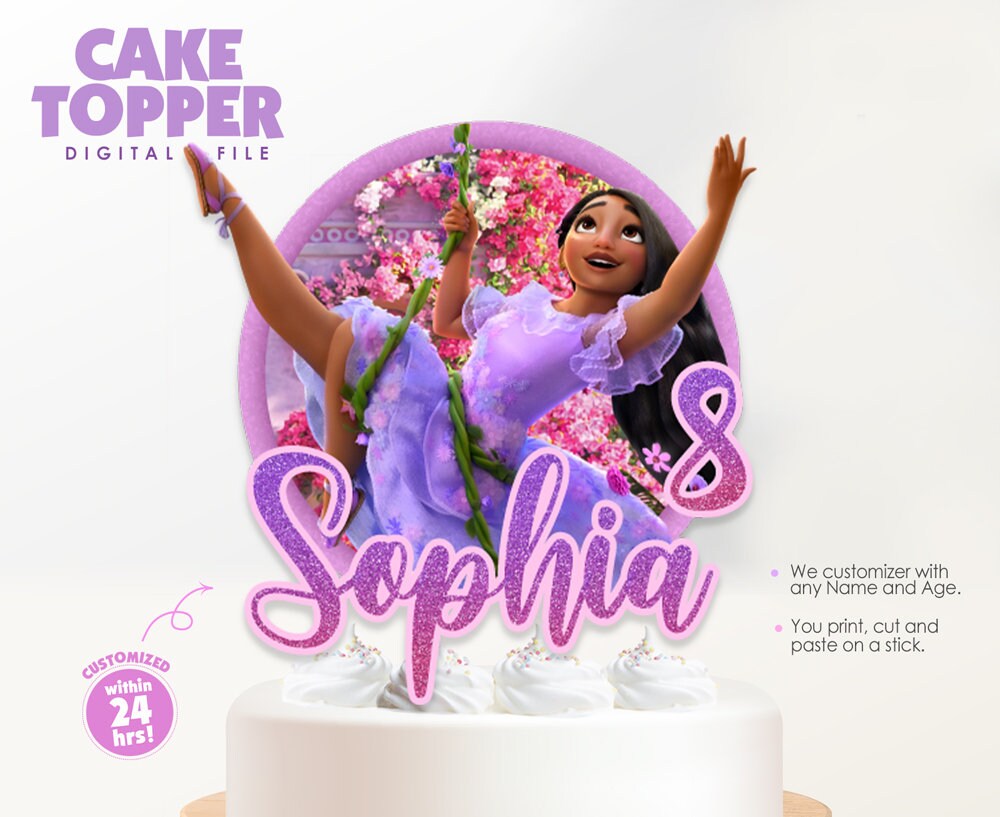 Encanto Candle Custom Encanto Candle Mirable Cake Topper Encanto 