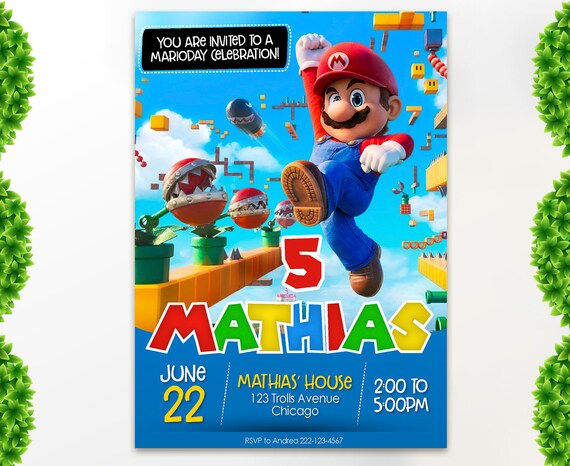 Cumpleaños Super Mario
