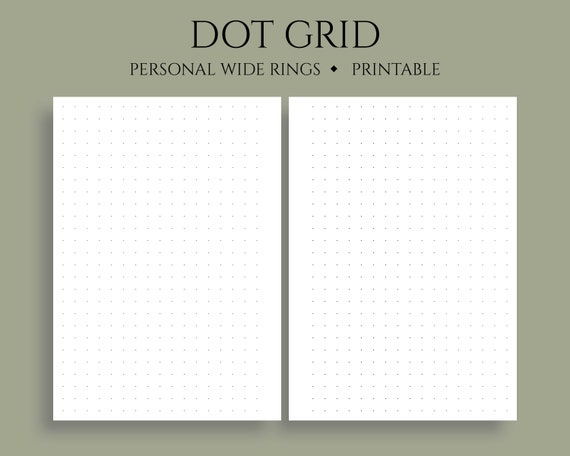 Dot Grid Printable Planner Inserts, Dotted Filler Paper, Bullet Magazine Webpages ~ Person Huge Rings / 4.75\ photograph relating to Bullet Journal Dot Grid Printable known as Dot Grid Printable Planner Inserts, Dotted Filler Paper, Bullet Magazine Web pages ~ Individual Vast Rings / 4.75\