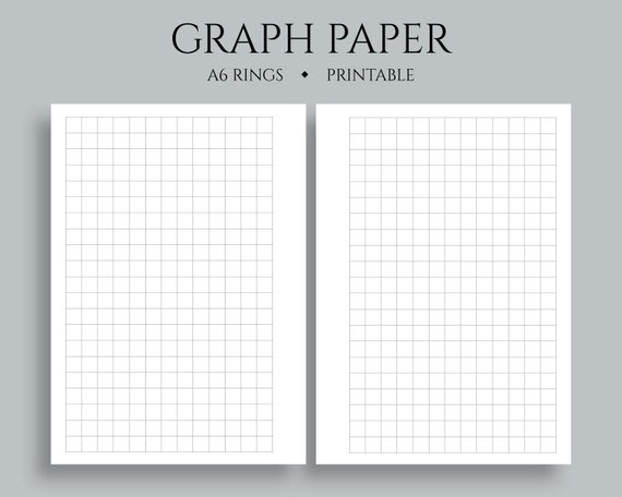 graph paper printable planner