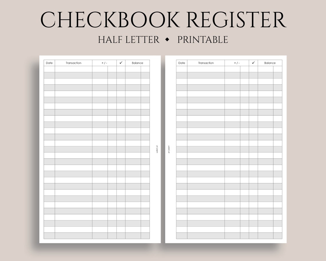 checkbook transaction register printable checkbook transaction register printable