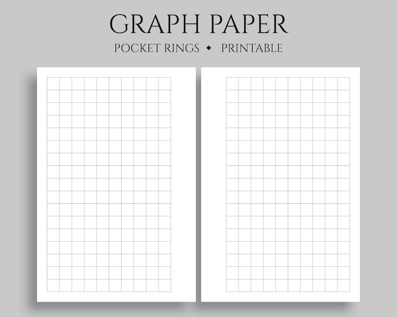 graph paper printable planner inserts bullet journal pages