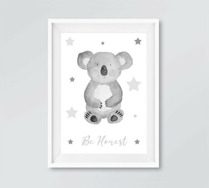 Nursery Prints Animal Prints Safari Nursery Print Grey Etsy UK