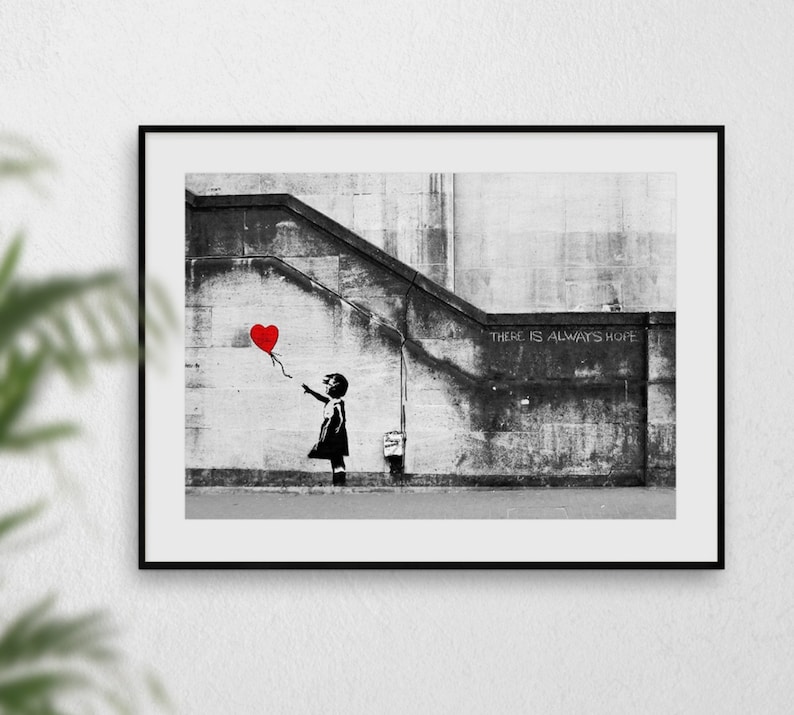 Banksy Print Banksy Wall Art Banksy Prints Banksy Pictures Etsy UK