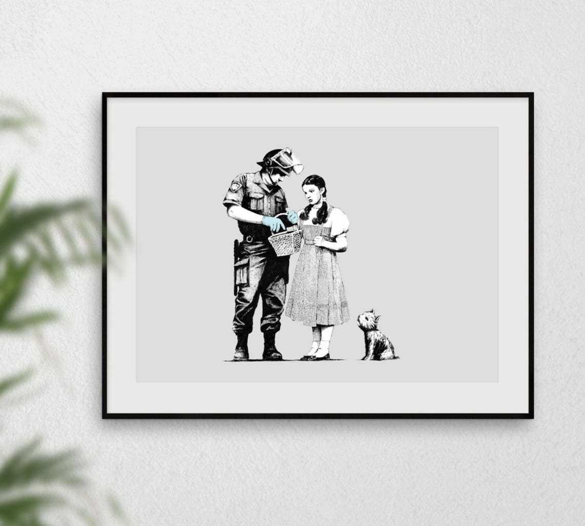 Banksy Prints Banksy Wall Art Banksy Print Banksy Pictures Etsy UK