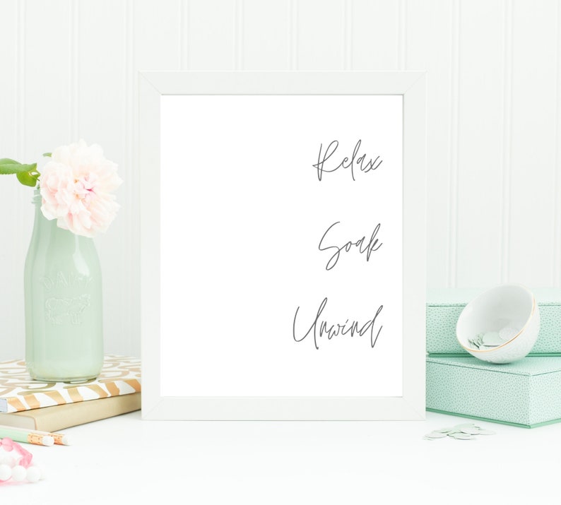 SET OF 2 Bathroom Prints Bathroom Print Grey Bathroom Wall Etsy UK