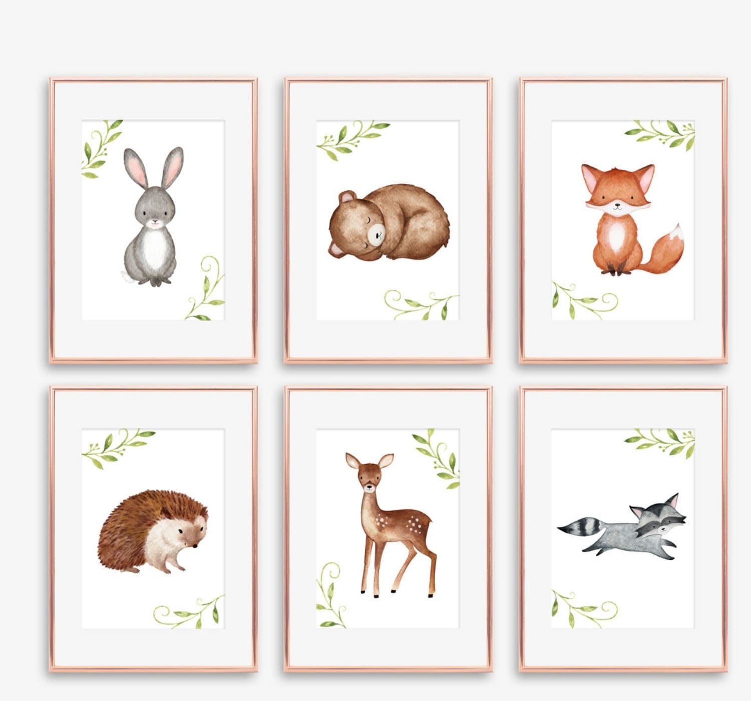 Nursery Prints Animal Prints Nursery Wall Art Animal Prints Etsy UK