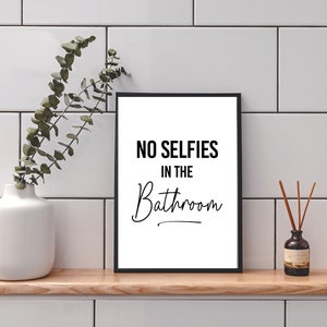Bathroom Prints Black and White Bathroom Print Bathroom Wall - Etsy UK