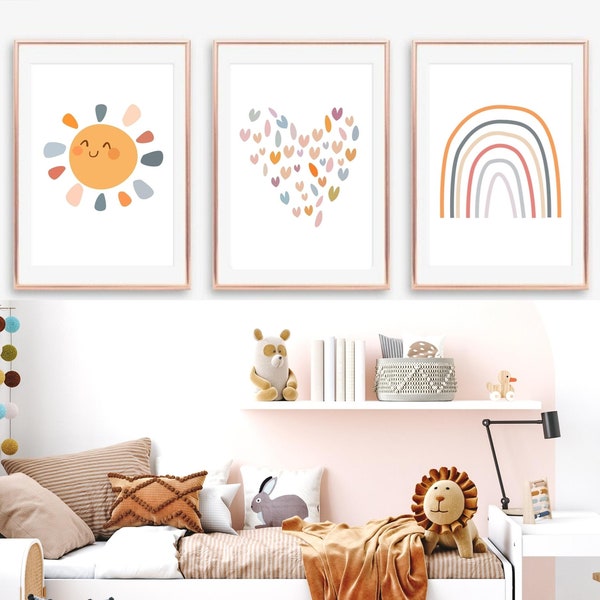 Yellow Nursery Art Etsy UK