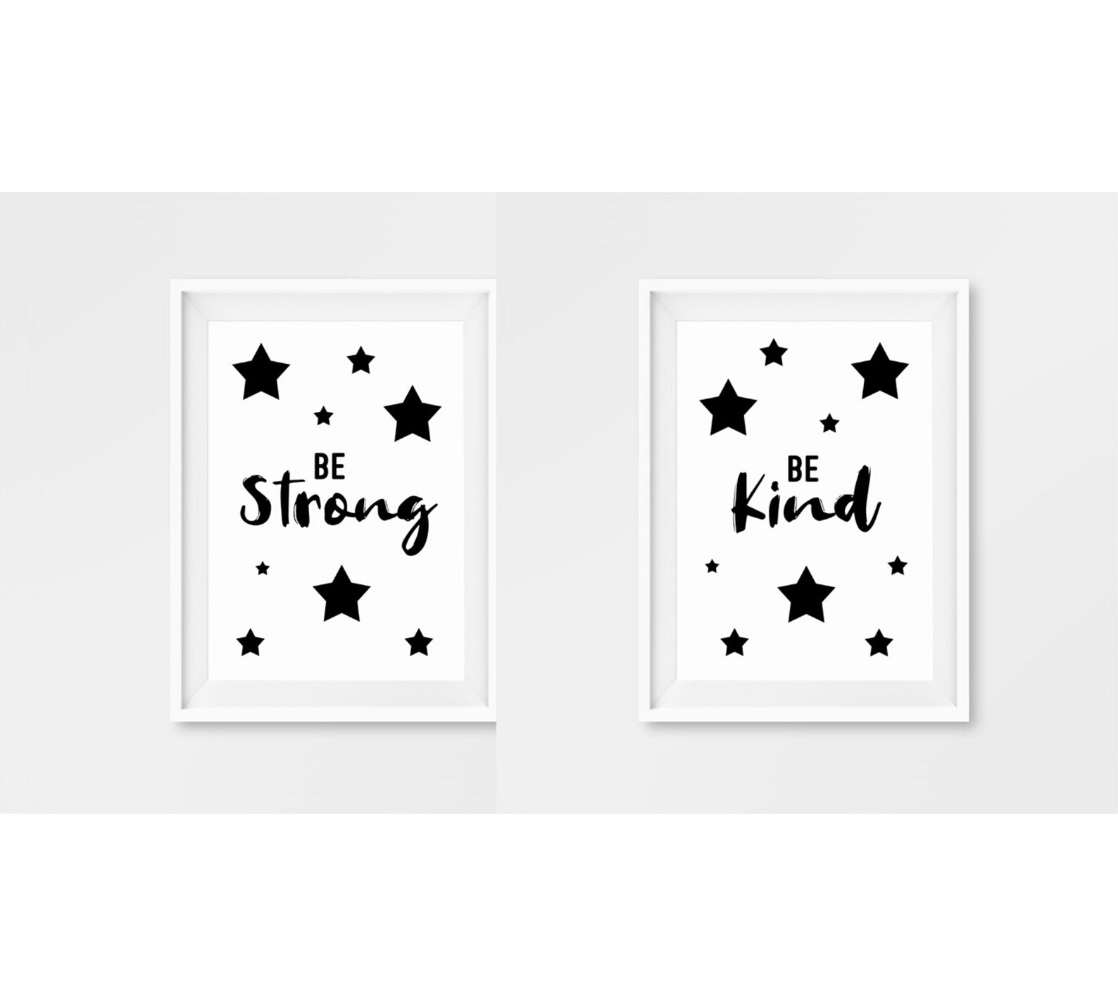 Nursery Prints Black and White Nursery Prints Star Prints Etsy UK