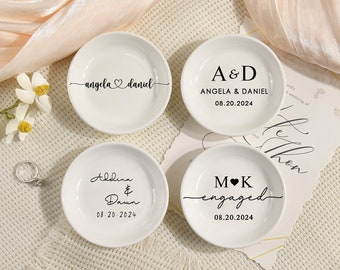 Engagement Gifts, Personalized Ring Dish, Wedding Ring Dish, Gifts for Couple, Engagement Gifts for Her, Gift for Bride, Ring Holder Dish