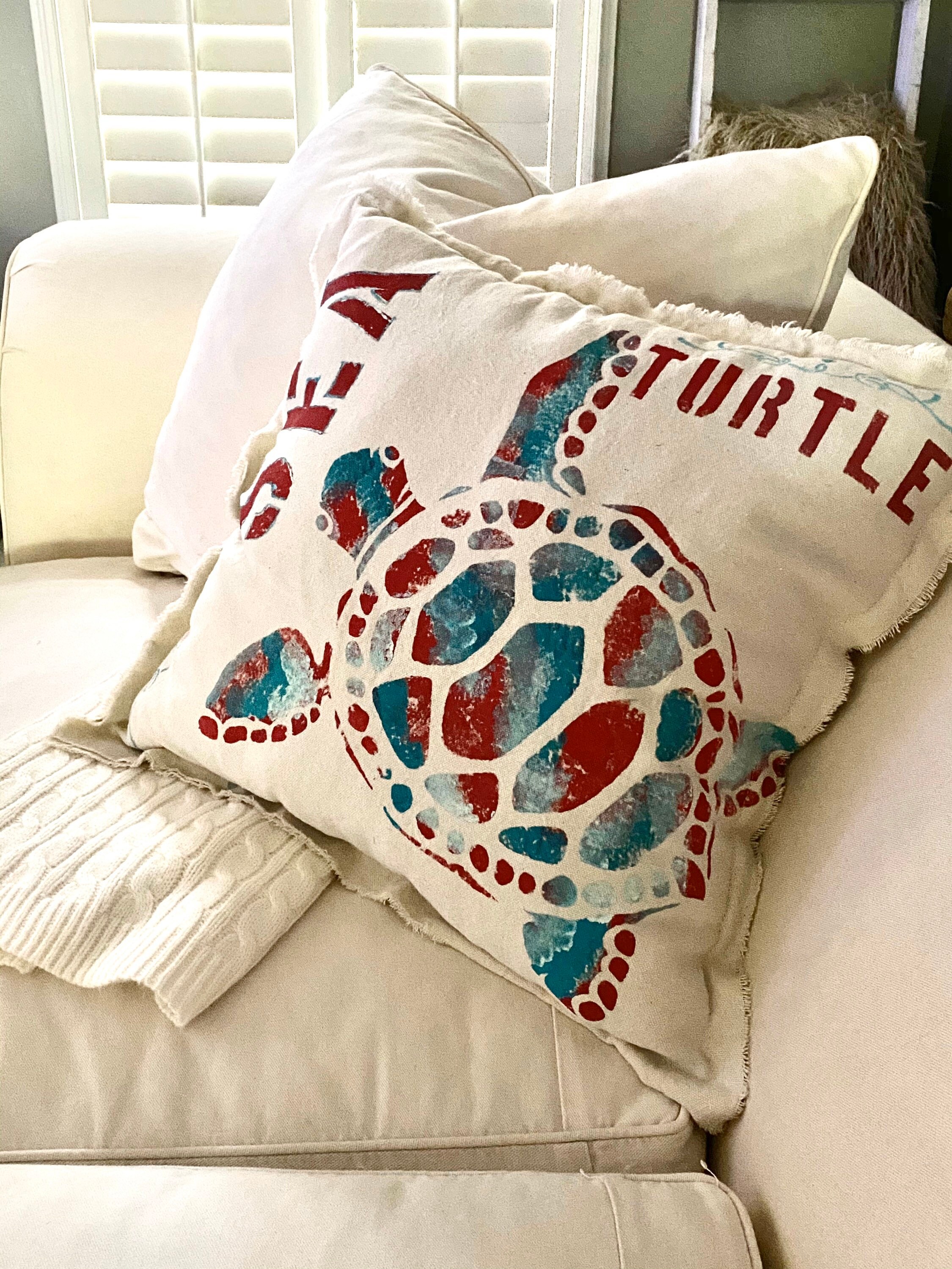 Turtle Pillow | Etsy