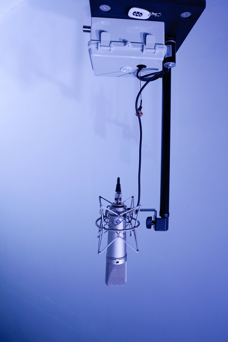 Adjustable microphone lift with Remote Control Ceiling Etsy