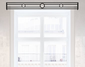 Custom Metal Window Valance, Metal Window Treatments, Metal Window Cornice