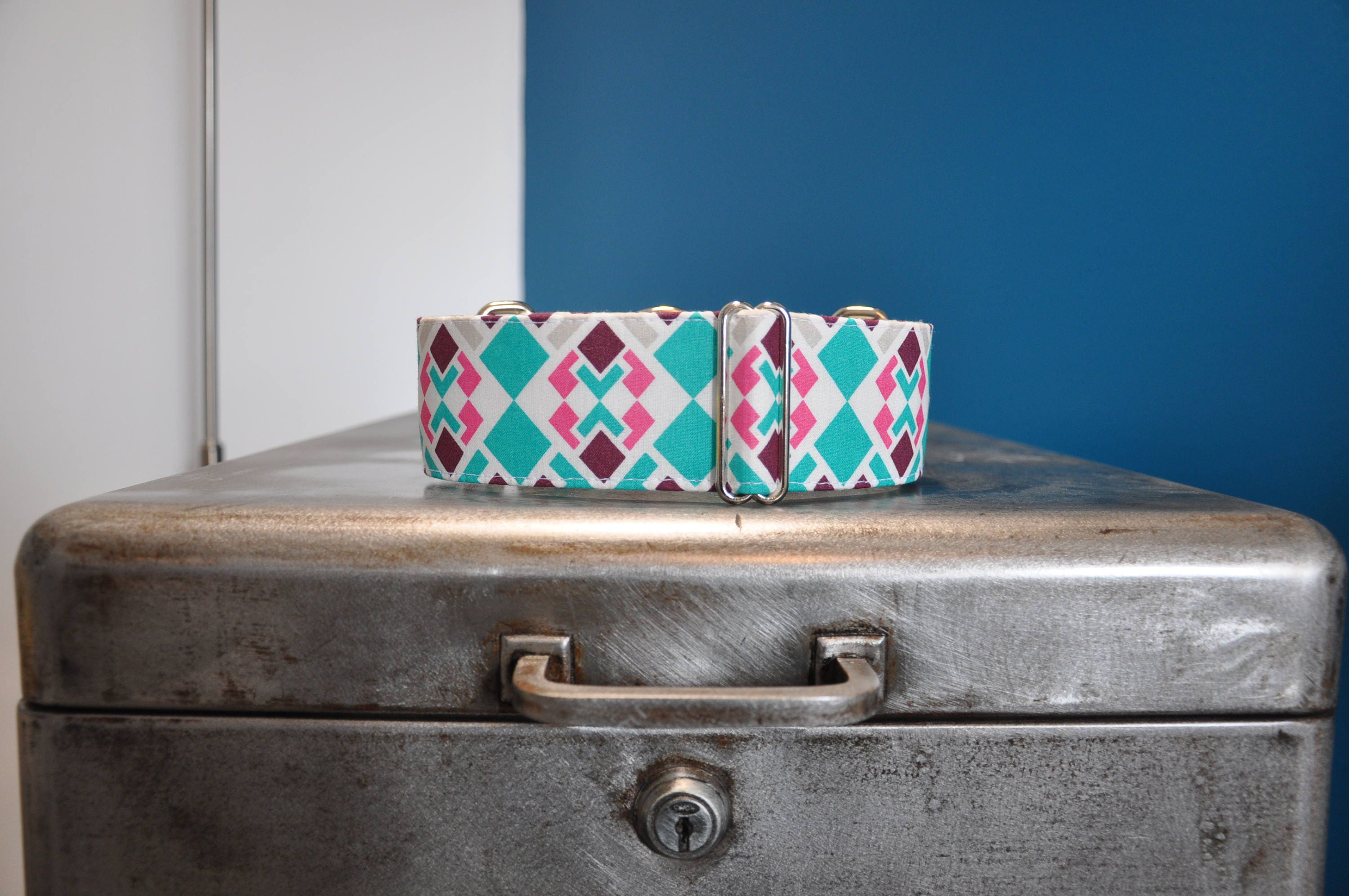 Collier Martingale Réglable Pour Chiens, Lévrier, Éthnique, Galgo, Whippet, Greyhound, Podenco, Lurc