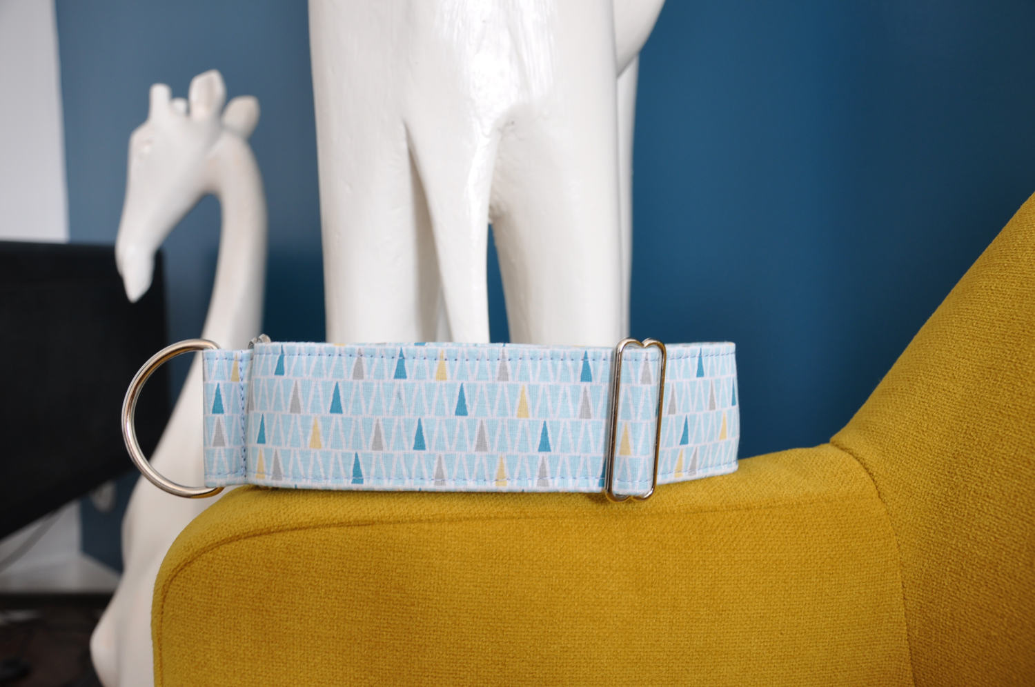 Collier Pour Chiens, Martigale ou Clip, Lévrier, Graphique, Vintage, Géométrique