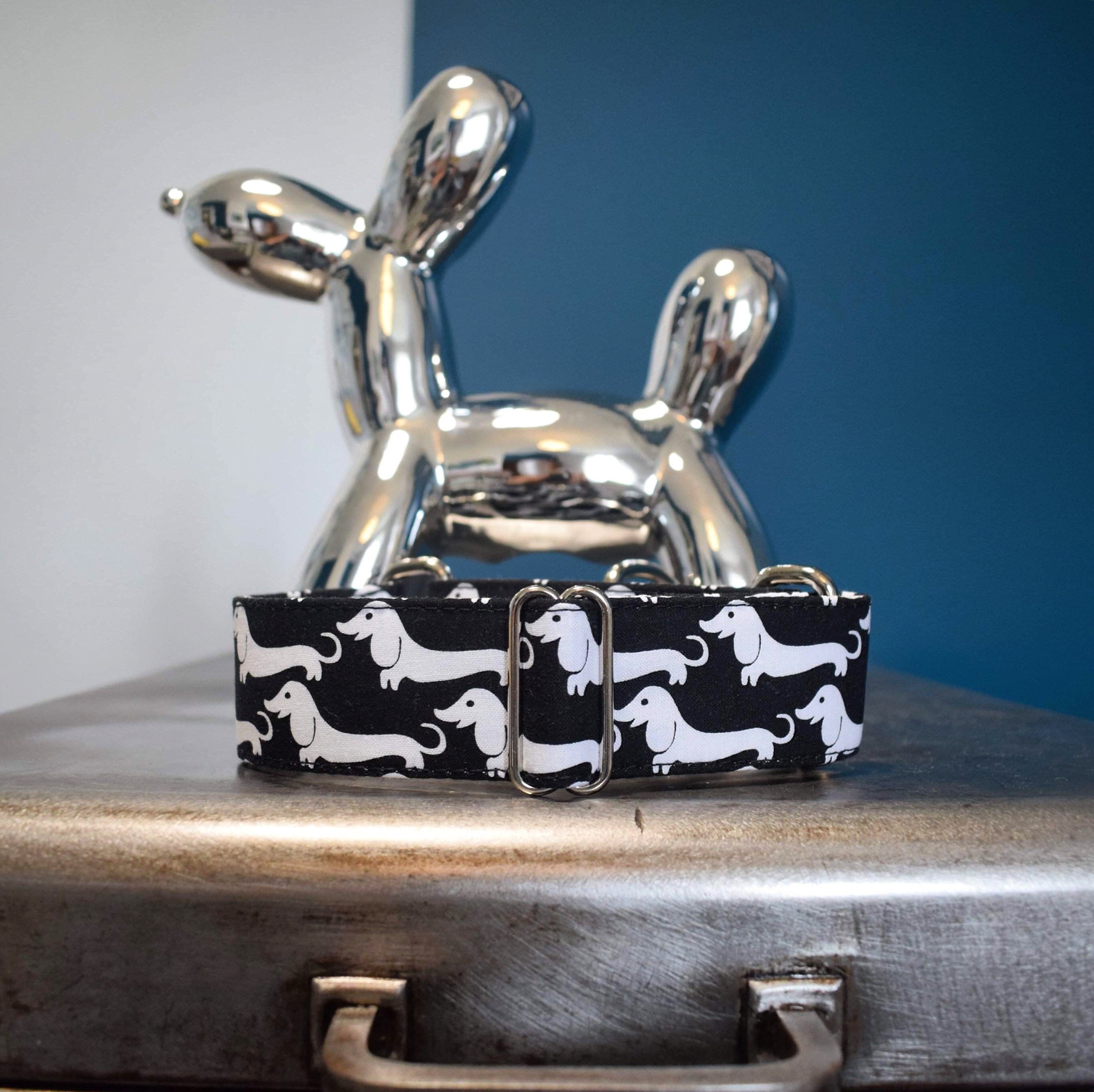 Collier Pour Chien, Martingale Centrée, Lévrier, Motif Teckel, Dashund