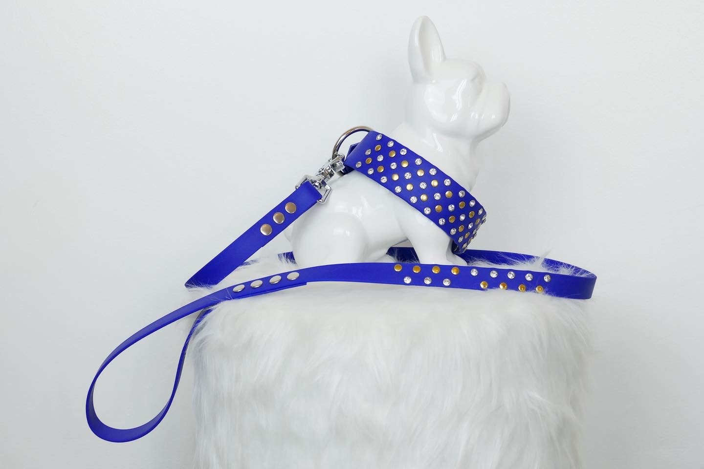 Collier Pour Chien en Biothane, Modèle Shinning, 38 mm Full et 25 mm