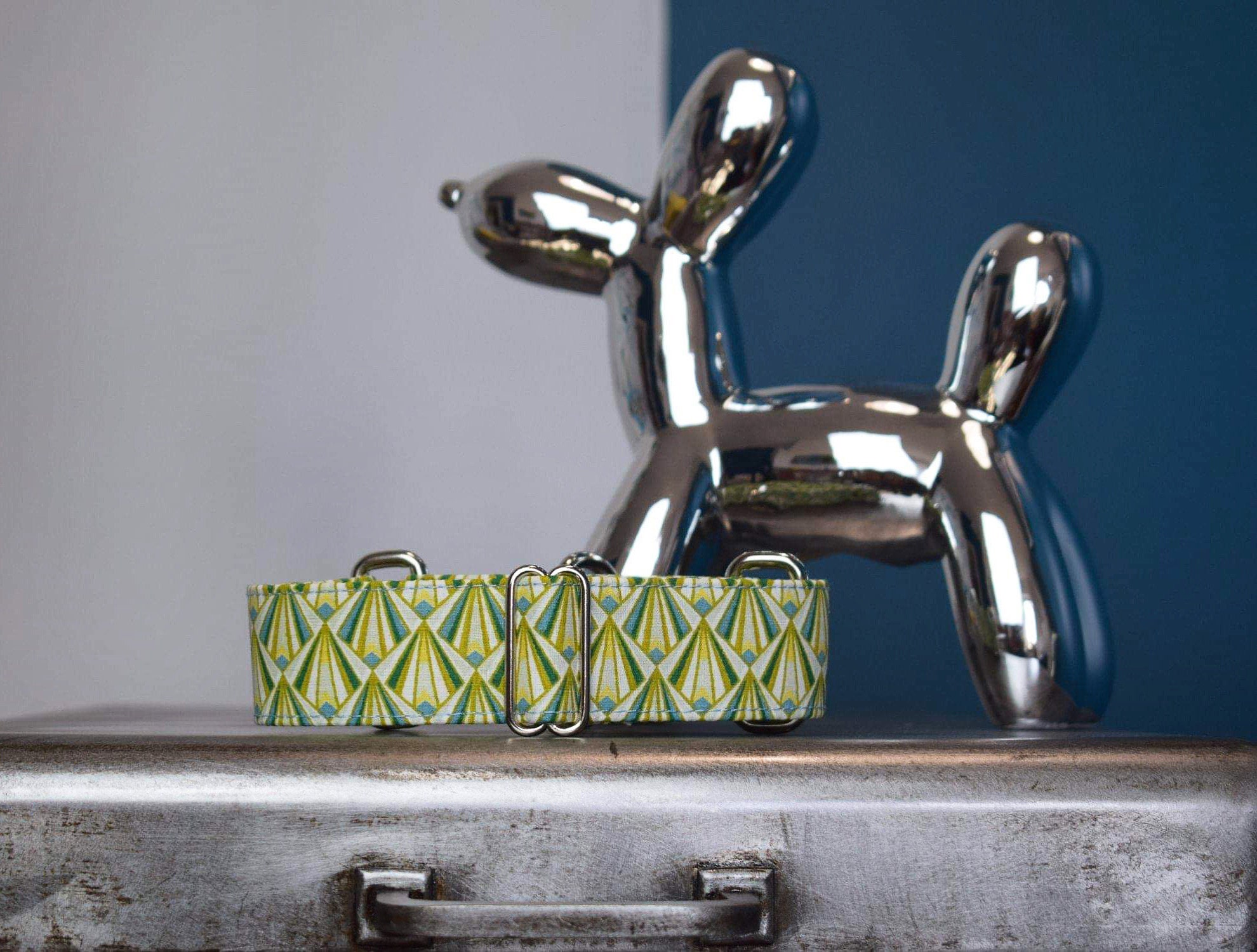 Collier Pour Chiens Réglable, Martingale ou Clip, Lévrier, Galgo, Whippet, Greyhound, Podenco, Lurch