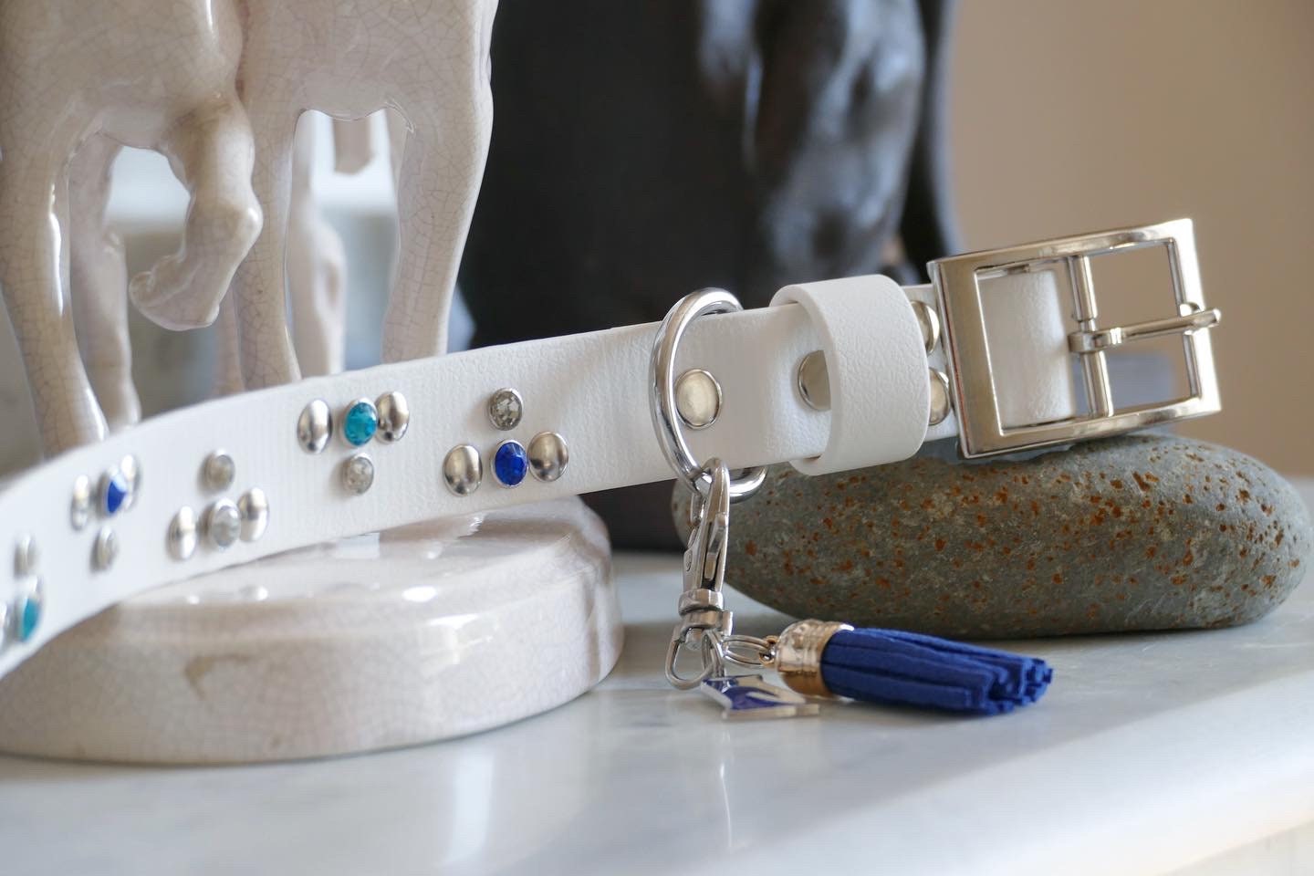 Collier Pour Chien en Biothane, Modèle Iceberg, 25 mm