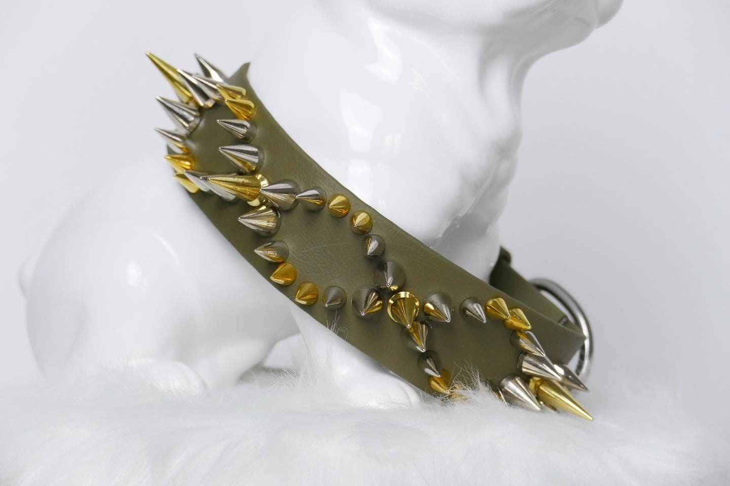 Collier Pour Chien en Biothane, Modèle Jaw, 38 mm Full