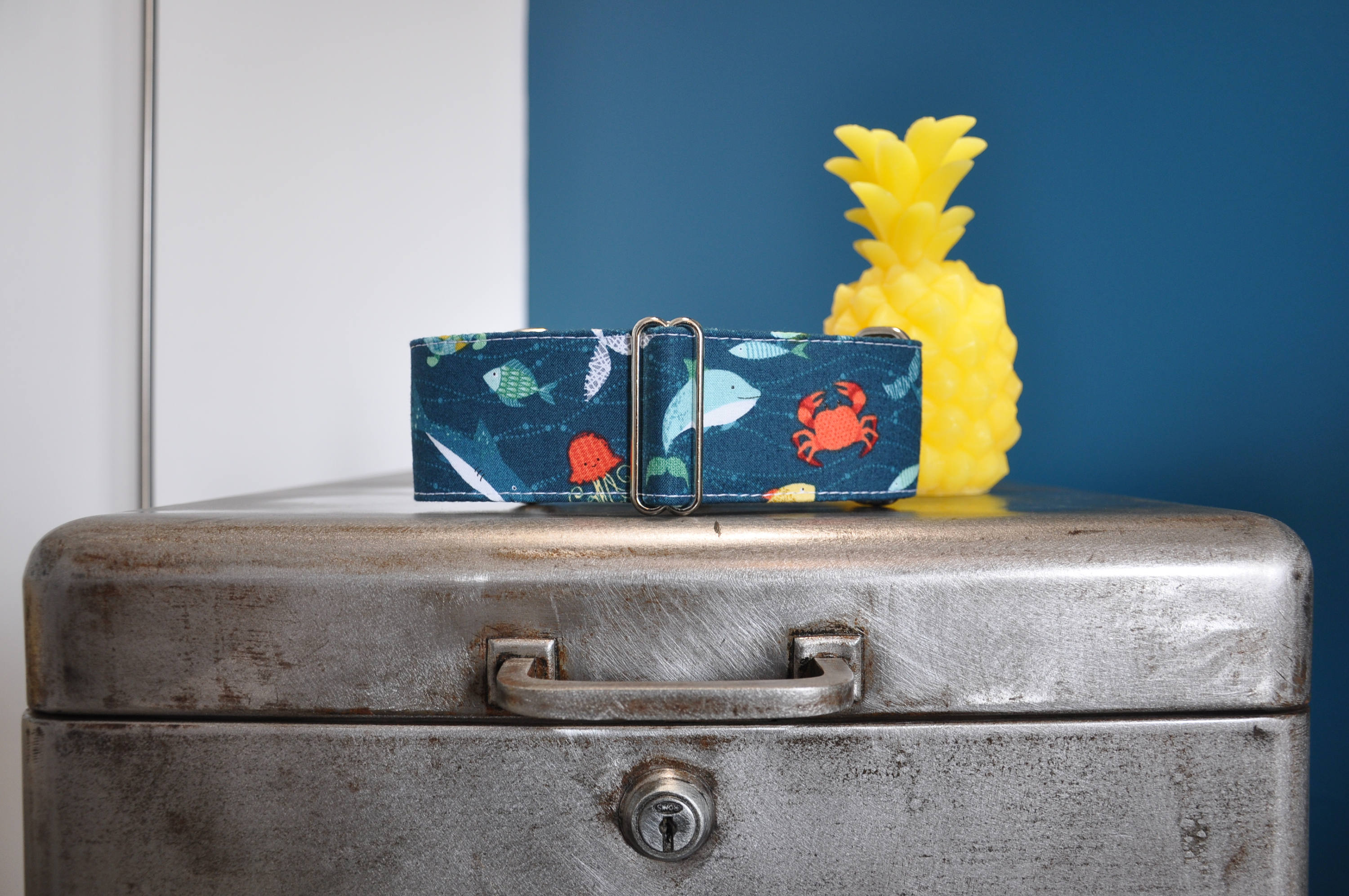 Collier Pour Chiens, Martingale ou Clip, Lévrier, Poissons, Mer, Galgo, Whippet, Greyhound, Podenco,