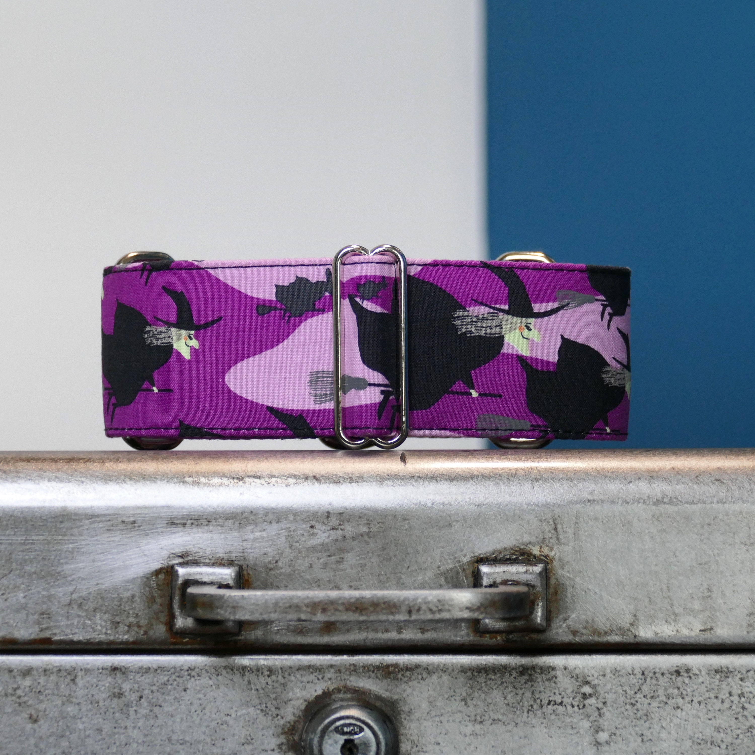 Collier Pour Chien Martingale ou Clip, Réglable, Halloween, Sorcières