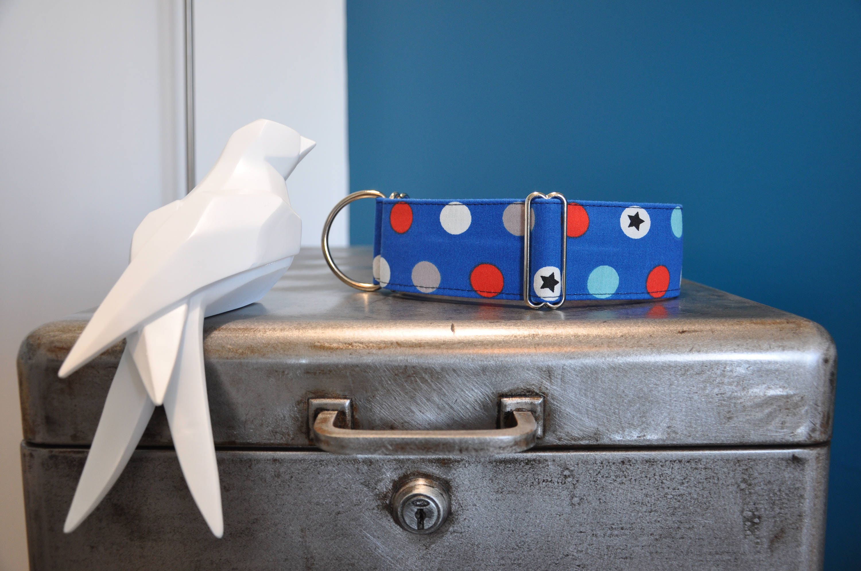 Collier Pour Chiens, Martingale ou Clip, Lévrier, Étoiles, Pois, Galgo, Whippet, Greyhound, Podenco,