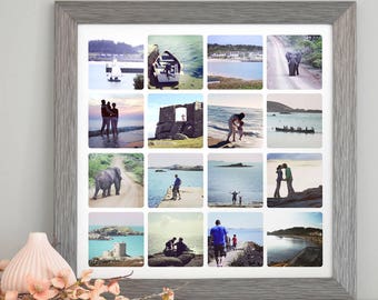 Personalised Photo Collage Canvas Or Print