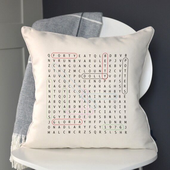 Etsy pillows 2025 with words