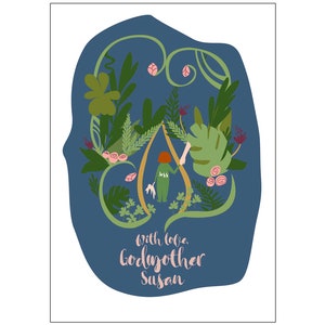 Personalised Godmother And Godchild Digital File