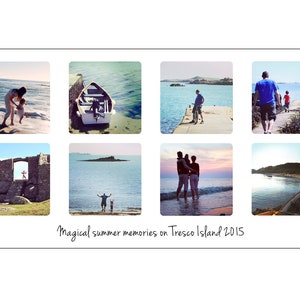 Personalised Photo Collage Landscape Art Digital File