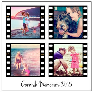 Personalised Film Strip Photo Collage Digital File