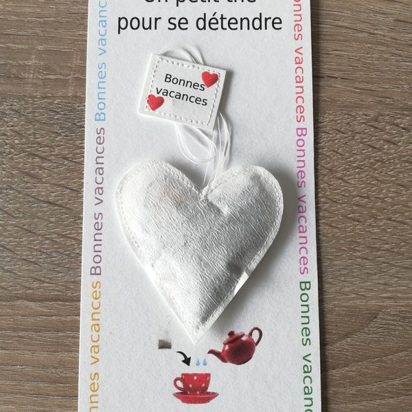 carte merci maitresse coeur thé cadeau