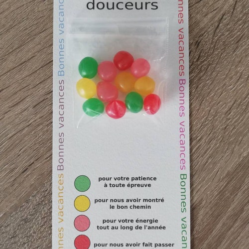 thank you card teacher candy
