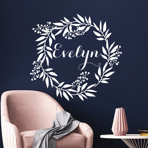 Nursery Name Decals Etsy