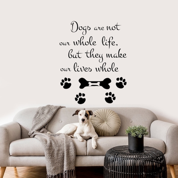 Dogs Wall Decals Etsy