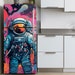 Colorful Spaceman Fridge Wrap Vinyl, Graffiti Style Astronaut ...