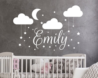 Cartoons Wall Decor Décor Decals, Stickers & Vinyl Art Animal Name U|custom Baby Name Animal Wall Stickers - Removable Pvc Decals For Nursery & Kids Room Wall Decals, Stickers & Vinyl Art - Foto 2