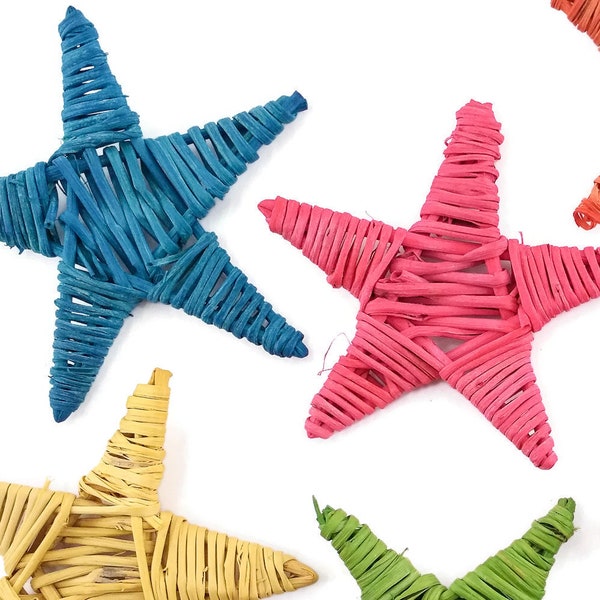 Vine Stars - Colored - Bird Toy Parts