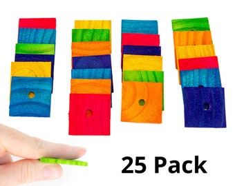 Super Skinny Chippers 1/8 " Thick - Bird Toy Part