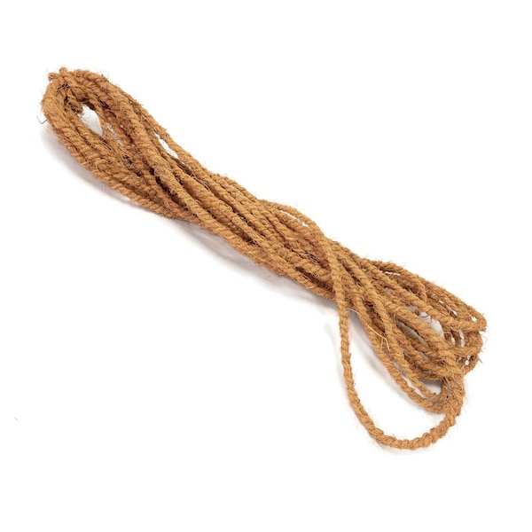 All Natural Coconut Fiber Rope - 10 meter bundle - Bird Toy Parts - Coir