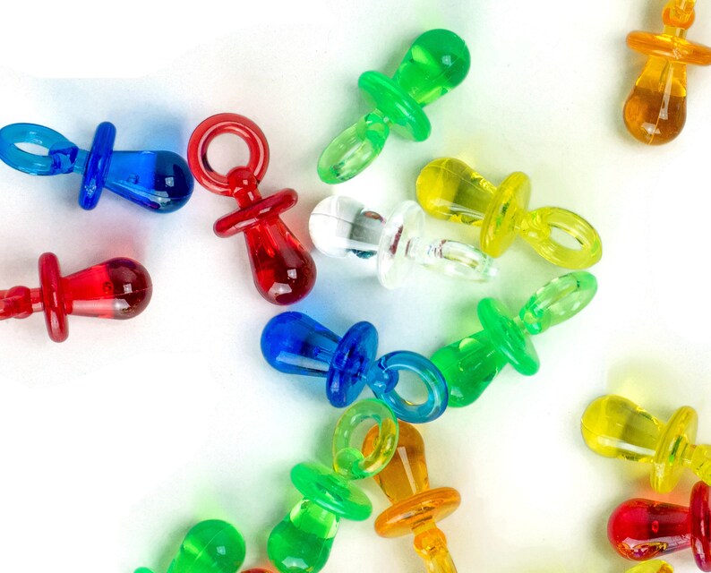 Bulk 100 Medium Pacifiers 1 1/4 Binky Bird Toy Etsy