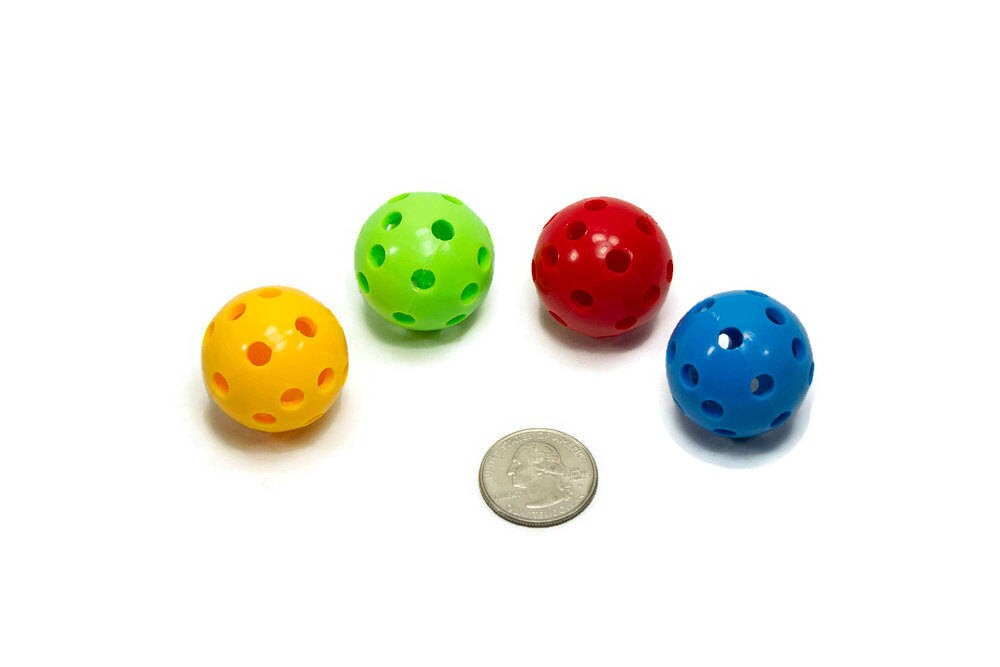 Gumballs 1 Plastic Balls with holes Bird or Sugar Etsy